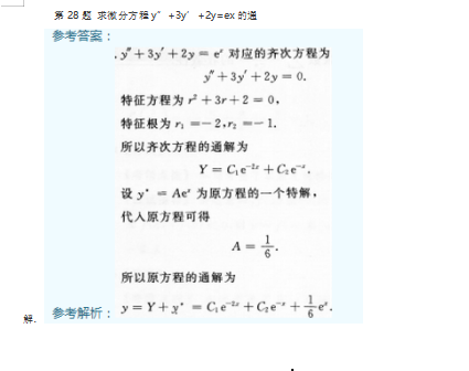 2014年成人高考专升本高等数学一考试真题与参考答案