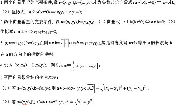 广东省2021年成人高考(文科)数学复习重点：平面向量(图1)