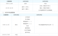 广东省江门2018年成人高考考试时间为10月27日