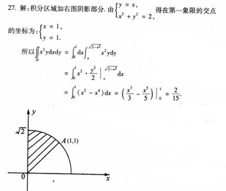 2003年成人高考专升本高等数学二考试真题及参考答案(图49)