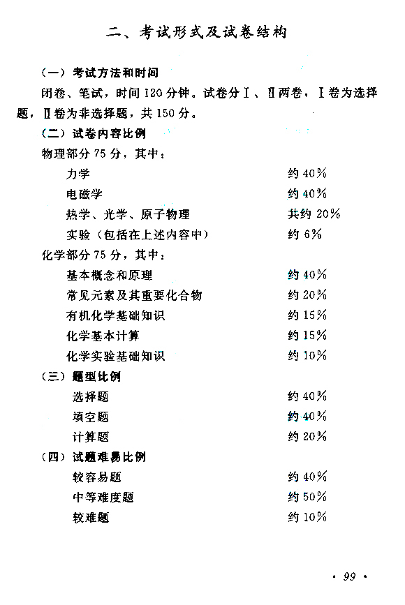 2020年广东成人高考高起点《化学》考试大纲介绍(图18)