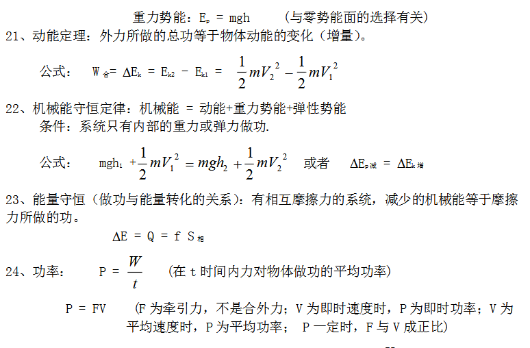 广东省2021年成人高考高起本物理公式备考资料3(图2)